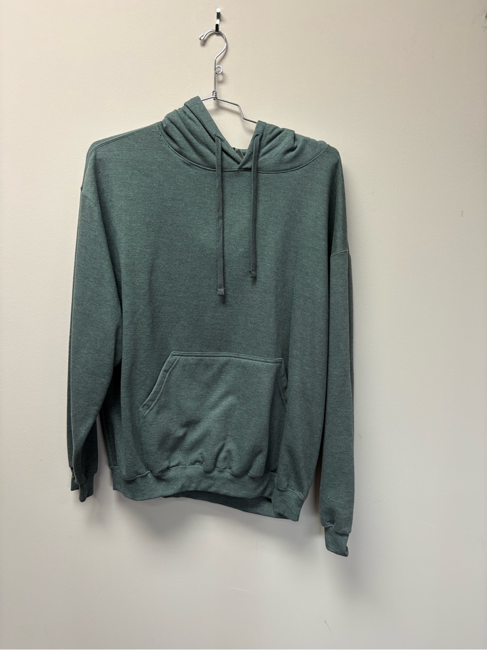 Tultex Men's Heathered Forest Green Hooded Pullover